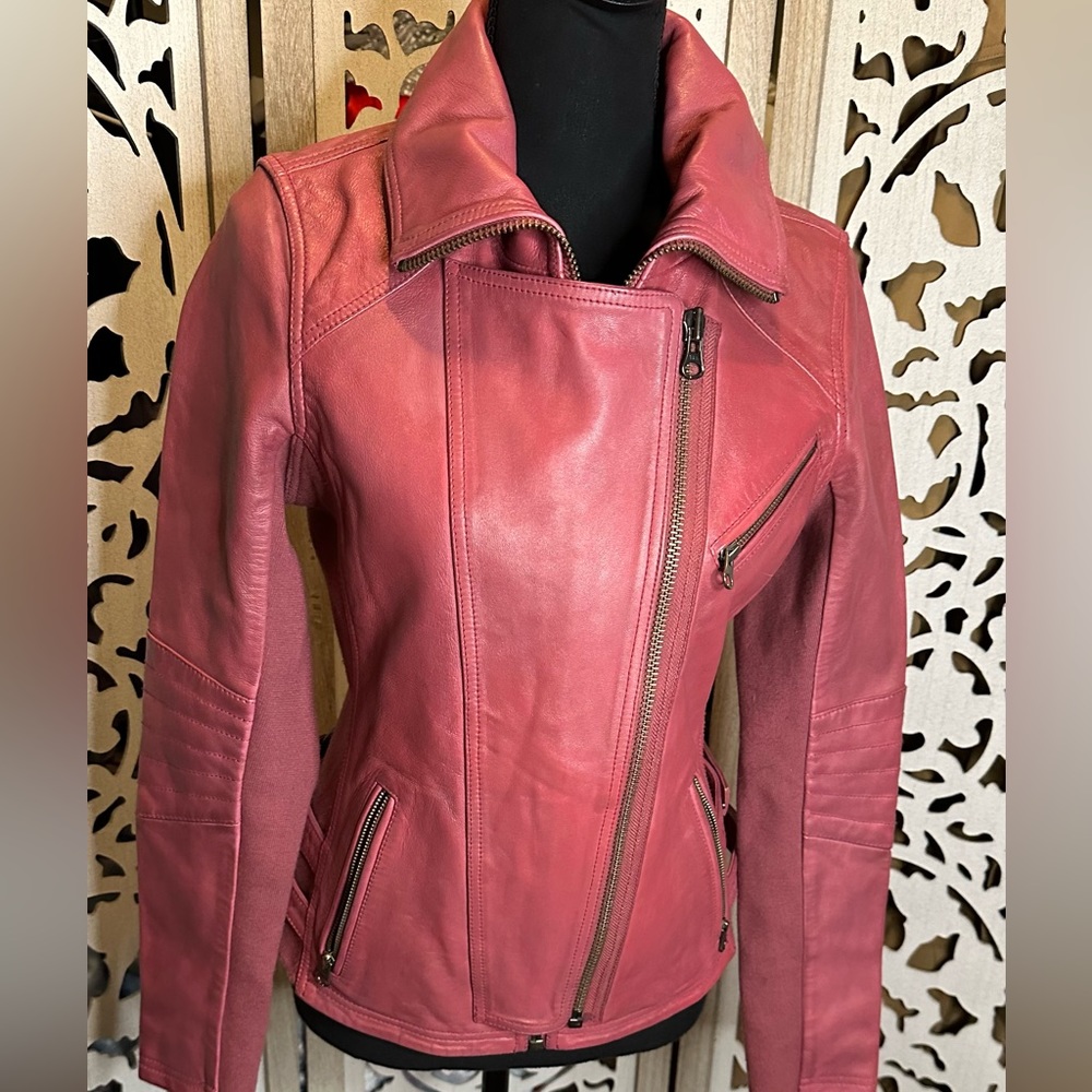 We The Free People Cora Leather Jacket